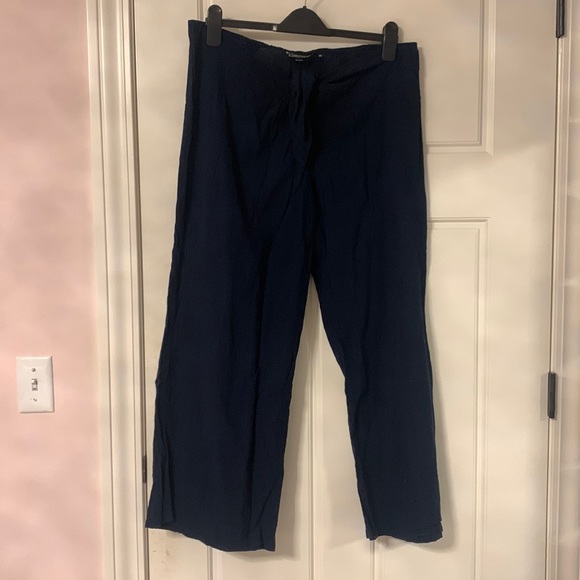 navy womens M swim cover up pants - Picture 1 of 3
